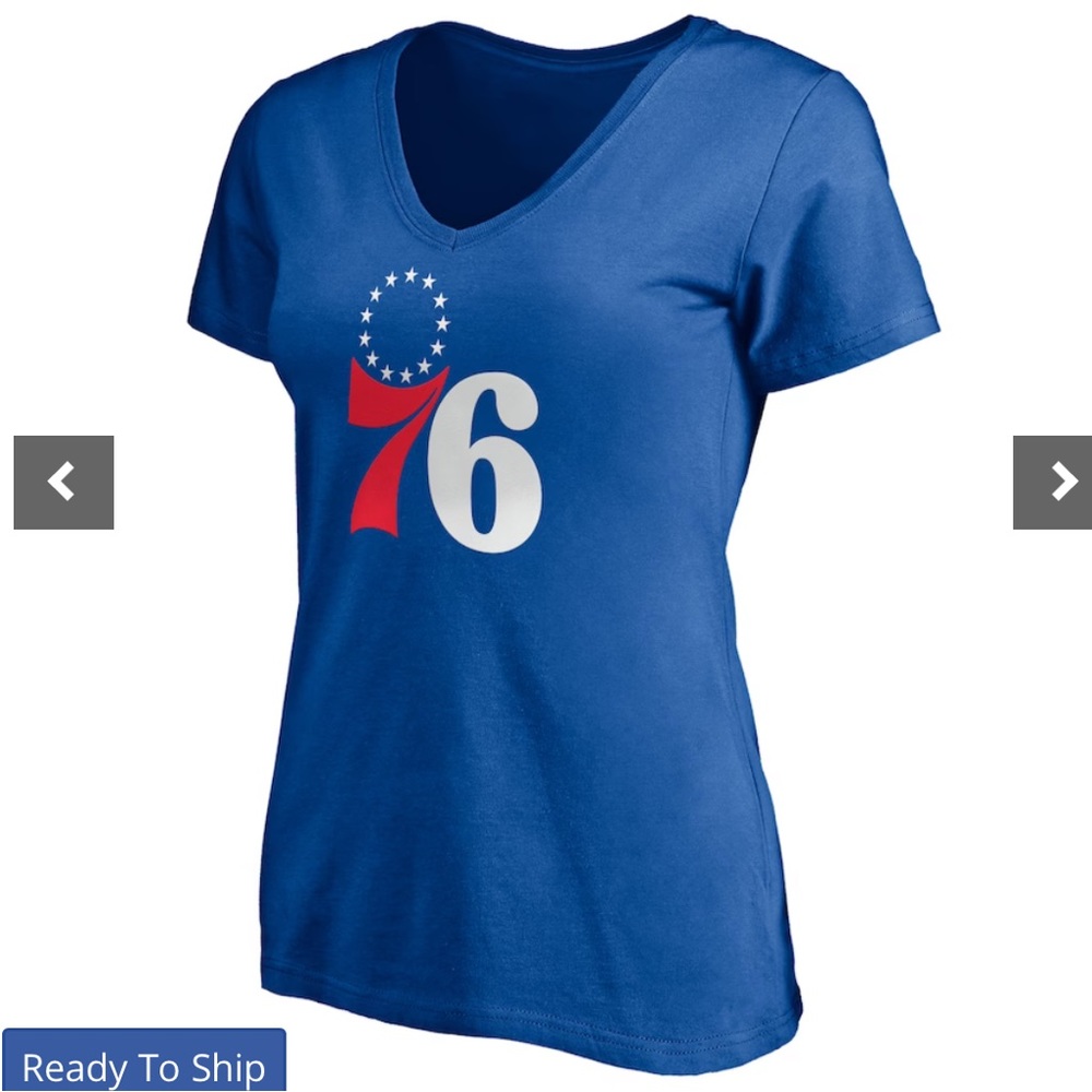 NWT Philadelphia Sixers Shirt